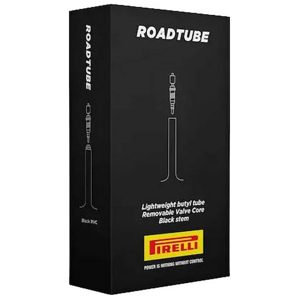 Pirelli Black Roadtube 700C 23-30 Inner Tube - 80Mm Presta Valve With Removable Valve Core 85G