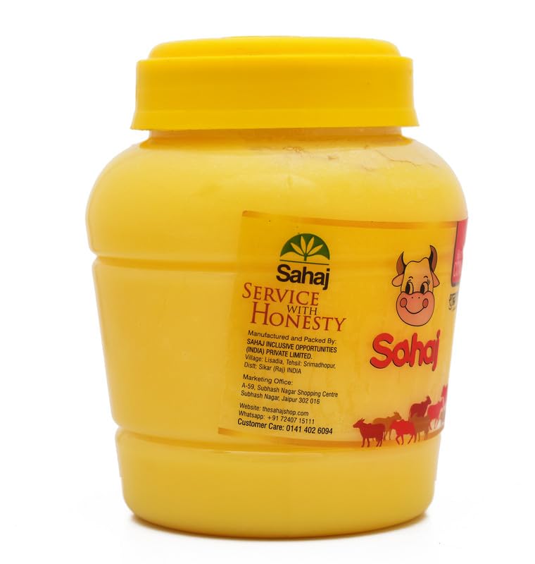 Sahaj Bilona Cow Ghee- 1 Liter | Pet Jar| Bilona Method| Pure Natural and Healthy (B0CWQQF758) Amazon Price History, Amazon Price Tracker