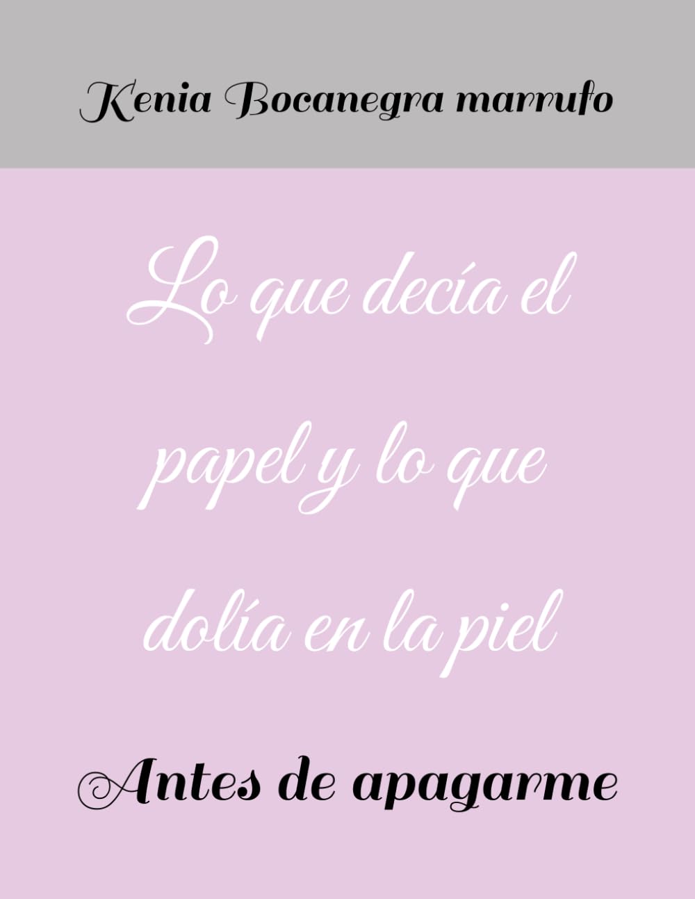 Lo que decía el papel y lo que dolía en la piel: Antes de apagarme