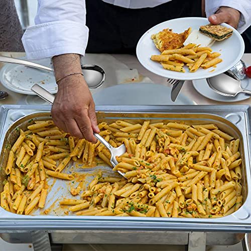 Stainless Steel Serving Spoon Set Of 6 Pieces For Catering, Dishwasher Safe, 9.14 Inches Large Serving Utensils Of Spoons #TOP5