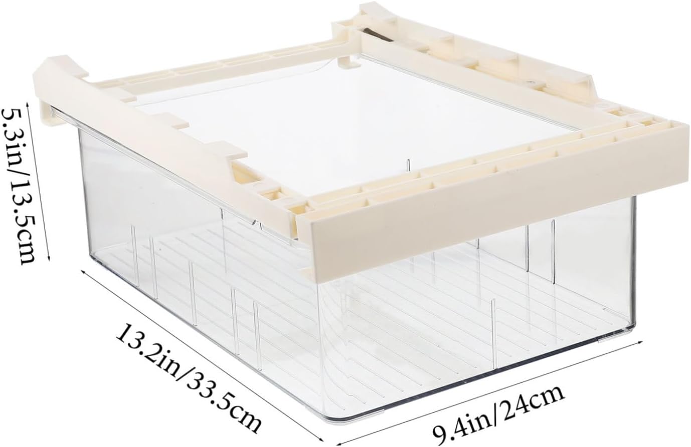 Stackable Refrigerator Organizing Box for Vegetables and Eggs Food Storage Container for Fresh Keeping for Home Hotel and Restaurant Use