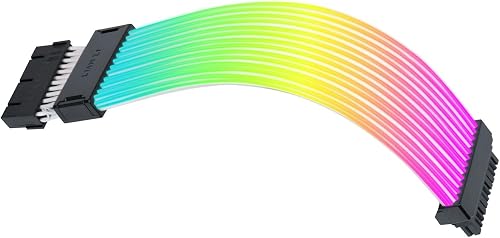 LIAN LI Strimer Wireless 24-Pin RGB Extension Cable – 132…