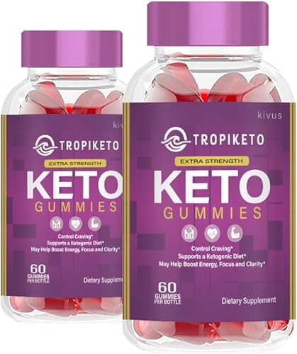 kivus Gomitas Tropiketo - Gomitas Tropiketo Keto (paquete de 2, 120 gomitas)