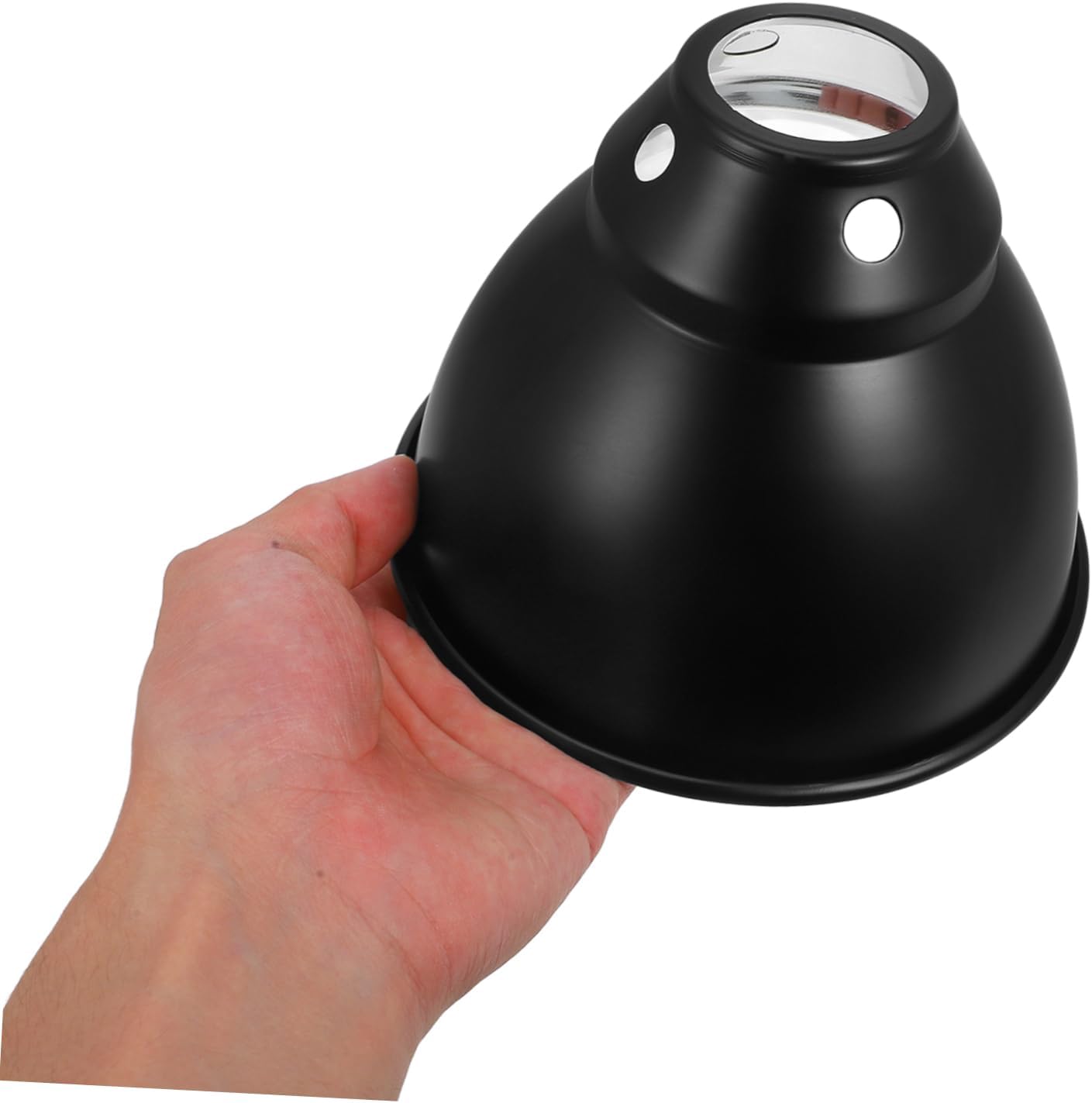 Cabilock 5pcs Reptile Tank Heat Lamp Shade Insulated Reflector for Optimal Light Utilization Easy Installation Fits Standard Reptile Light Fixtures for Lizards and Turtles