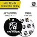 Mob Armor Magnetic Phone Mount Plates - Strong Adhesive Steel Discs for MobNetic Maxx & Mob Magnetic Car Mounts, Compatible with Phone Magnet Plates, Vehicle Accessory - Black (2 Pack)