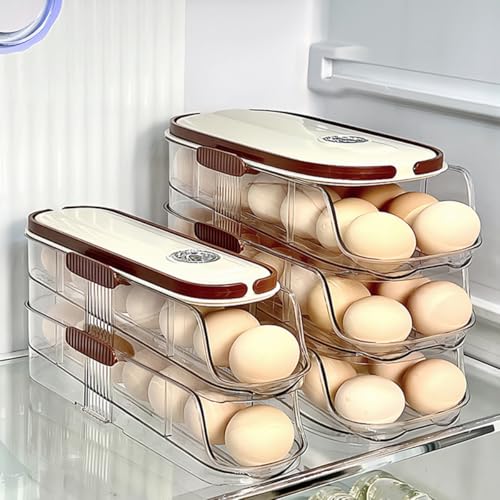 Organizador de huevos para refrigerador que elimina el desorden en tu cocina 7