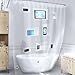 Better Than Bubbles Tech Friendly Clear Shower Curtain Liner with Pockets - for iPad, iPhone, Android, etc.