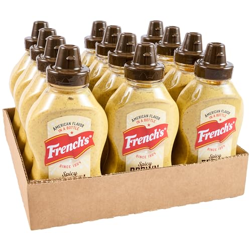 French's Spicy Brown Mustard, 12oz, 12 bottles
