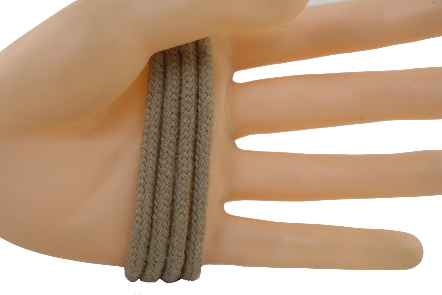 Corde en polychanvre - Diamètre : 5 mm - 50 m sur bobine à disque - 100 % polypropylène - Corde tressée à 16 fois