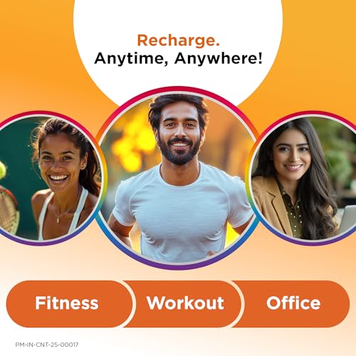 Image of Centrum Recharge: Tasty Orange Flavoured Powder Drink Mix | No Added Sugar| Instant Energy & Hydration | 13 Vitamins & Minerals | Boosts Immunity | Vitamin B, C, Zinc, Magnesium | Pack of 36 sachets