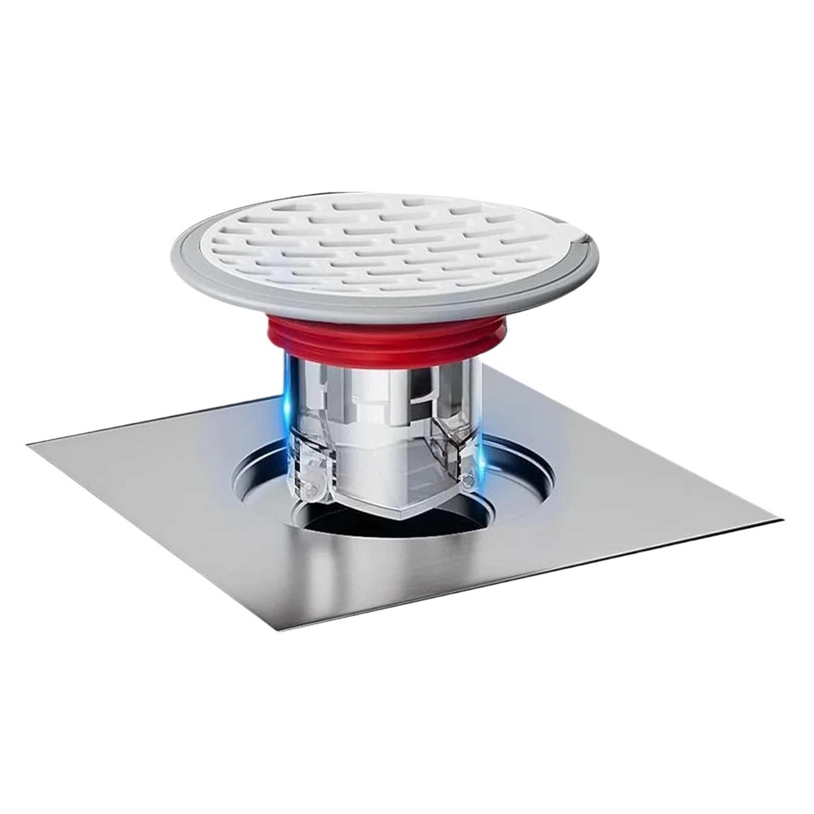 Clapet anti-retour pour drain de sol de douche de haute précision avec couvercle anti-odeur