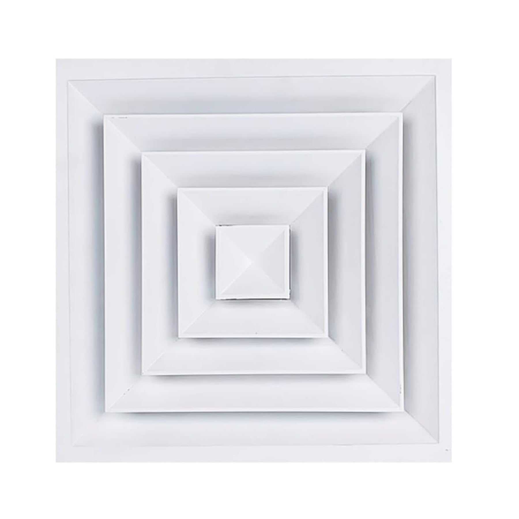BiellaAluminum Air Supply & Return Diffusers – Square Ceiling Ventilation Solutions for Studios, Hospitals, Theaters, Classrooms, and Office (RETURN (18 INCH X 18 INCH))