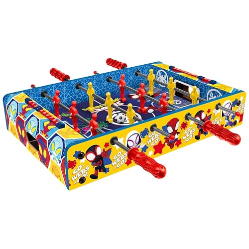 Marvel Spidey & Friends Tabletop Foosball Game, Soccer Table Game, Ages 4+