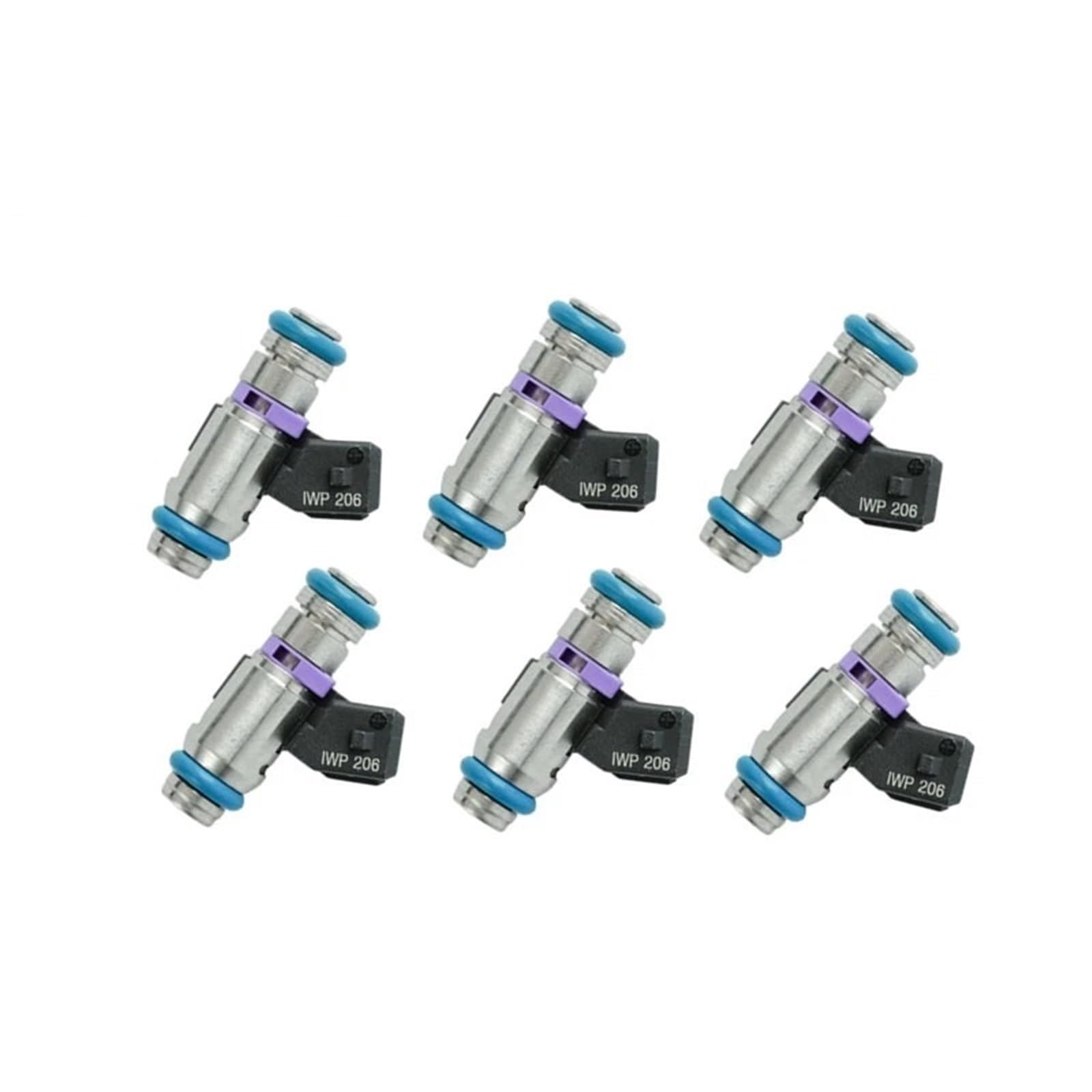 Immlsx 6 Pieces Fuel Injector For Scania For Stkm206 For Fiat Iwp-206 Fuel Injector Nozzle Injectiongasoline Petrol Car Iwp206 Iwp 206(6 Pieces)