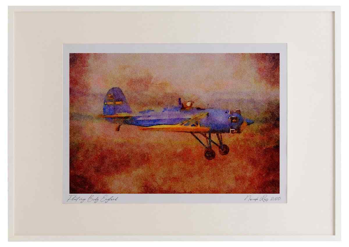 450050 Timm, Aerocraft, 1941, St. Louis, Missouri Watercolour A3 Picture Frame Limited Edition A4