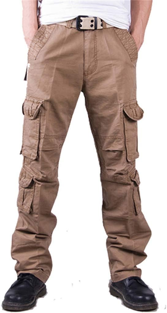 Men Casual Tactical Camouflage Cargo Pants Camo Pattern Army Combat Pants Cotton Work Pockets Military Trousers