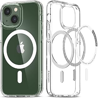 Spigen Ultra Hybrid MagFit Case Compatible with iPhone 13 mini - White