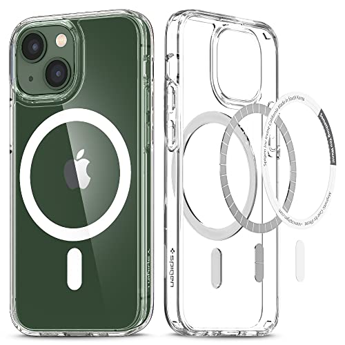 Image of Spigen for iPhone 13 Mini Case, Ultra Hybrid MagFit [Anti-Yellowing] [Compatible with Magsafe] - Clear