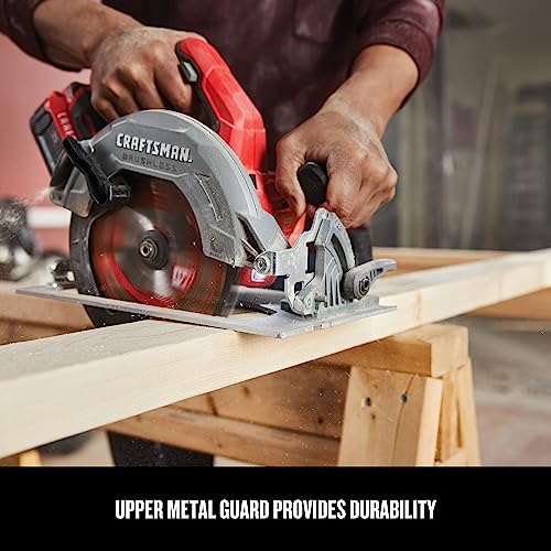 Image of CRAFTSMAN V20 Cordless Circular Saw, 7-1 /4 inch, Bare Tool Only (CMCS550B)