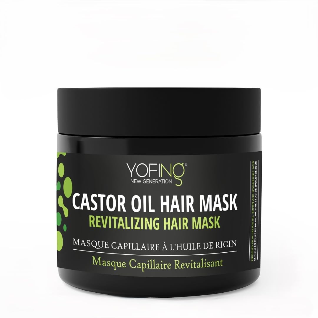 YOFING NEW GENERATION Castor Oil Mask with Biotin and Dead Sea Minerals For Strengthen and Increase Hair Growth