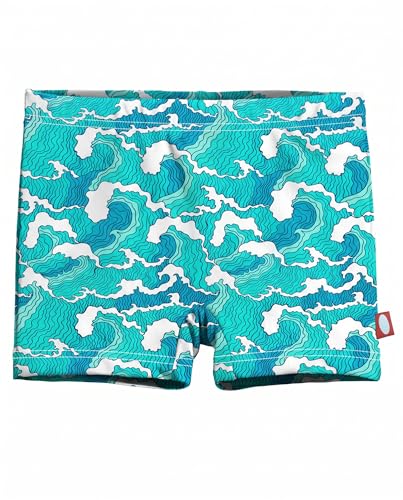 Image of City Threads Girls Swim Shorts, UPF 50+ Swim Pants for Girls, Made in USA Swimsuit Shorts