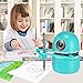 KKTECT Drawing Robot Roboter Artist Intelligenter automatischer Zeichenroboter Malen/Mathe/Rechtschreibung intelligentes Roboterspielzeug,4 Bücher 38 Karten Einzigartiges Geschenk für Kinder
