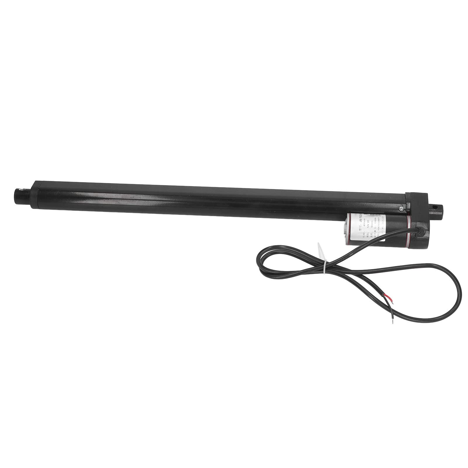 KIMISS Elektrischer Linearantrieb, 400 Mm Hub, 1000 N, 12 VDC, Linearer Bewegungsantrieb aus Aluminiumlegierung für Verstellbare Betten, Sofas, Kameraständer und Industrielle Anwendungen – Schwarz