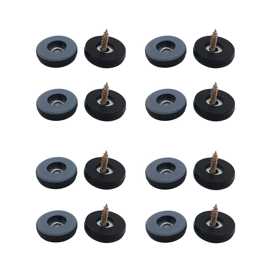 Piedini Per Mobili In Teflon - 26 Pezzi Con Viti Per Proteggere I Pavimenti - Foto 5