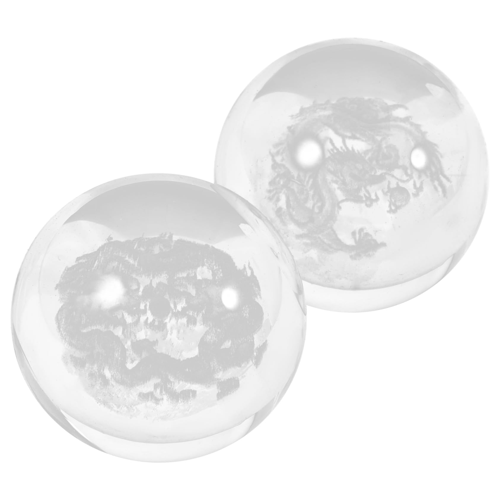 BESTYASH 5 Ensembles Balle De Massage Salle De Sport Boules De Massage Pour Le Balles Pour La Main Masseur À Bille Roulante Balles D'exercice Pour Les Doigts Un Verre 2 Pièces * 5