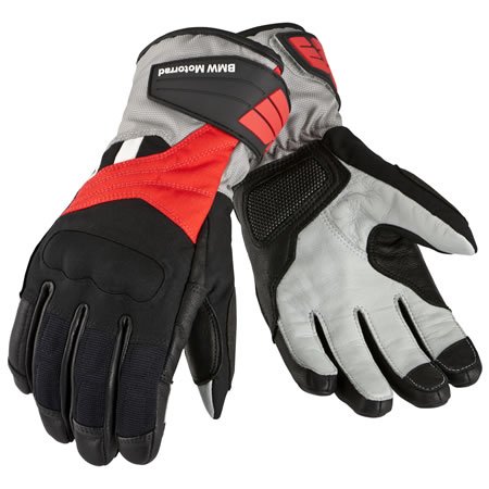 BMW MOTORRAD GS DRY GLOVES RED/ANTHRACITE MENS EURO 9-9.5