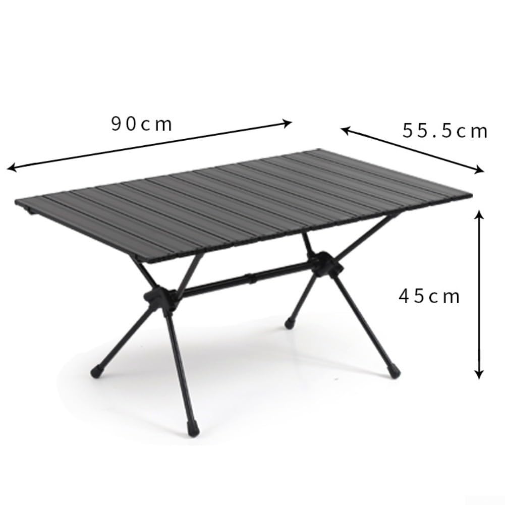 Ultralekki Stół Kampingowy Aluminiowy Składany 90cm