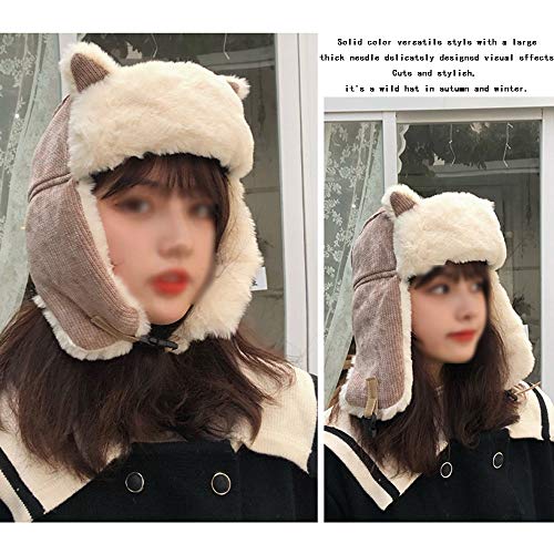 Casquette chapeau oreille de chat bébé coupe-vent et thermo-isolant - 2