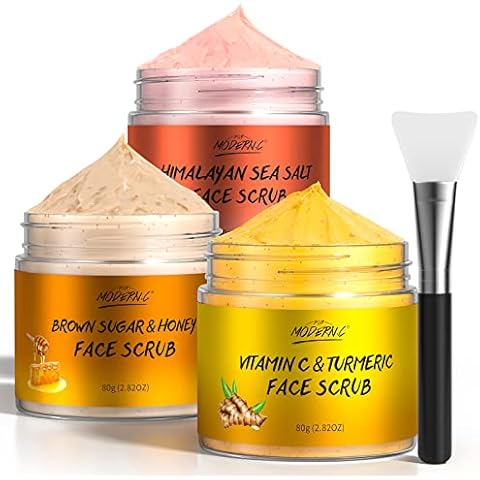 Gesichtspeeling, Gesichtspeeling mit Vitamin C Kurkuma, Gesichtspeeling mit Himalaya-Meersalz und Rose, Braunem Zucker und Honig Cover