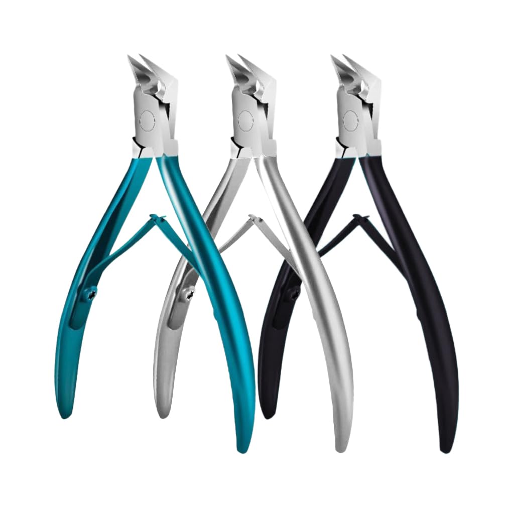 Professionelle Zehennägel für dicke eingewachsene Nägel Weite Öffnung rutschfeste lange Griff Zehennägel Cutter Trimmer,Libiyi Outfany Easylip Easy Clip, Sherum Dotmalls Outfany Easylip (3 Color)