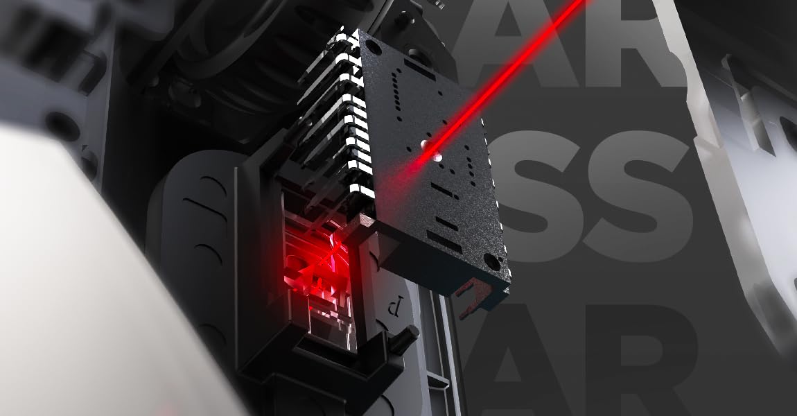 HATOR Quasar 3 Wireless Ratón Gaming inalámbrico, 64g Ultraligero, PixArt PMW3311, 12000 dpi, Optical Switches 100M, RGB, 1000Hz, 2.4GHz/Bluetooth 5.4/USB-C, PTFE Feet, 600mAh, 100h, PC/Mac (Blanco)