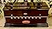 Harmonium Musical Instrument, Maharaja Musicals, 9 Stops, 3 1/2 Octave, Double Reed, Coupler, Dark Mahogany, 2024-25 Model, Standard, Padded Bag, A440 Tuned, Indian Sangeeta Harmonium - DC