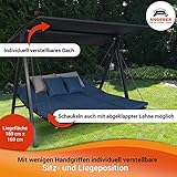 Angerer Lounge Hollywoodschaukel, blau - 3