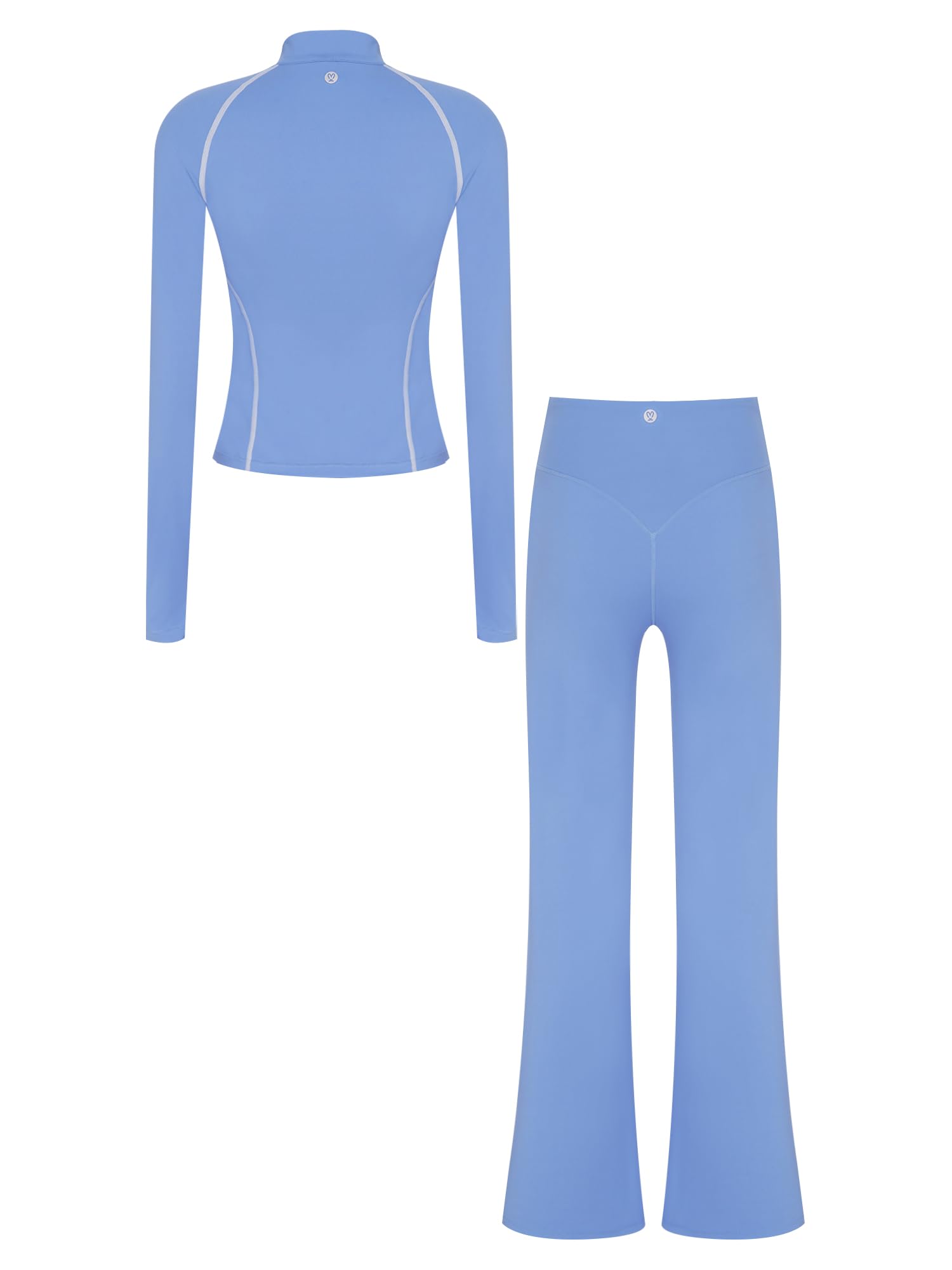 Runhomal Femme Ensemble Top Court Athlétique Vêtements De Sport D'Habits | Athlétique,Short De Yoga Sans Coutures,Rehaussant Les Fesses,Séance D'Entraînement,Entraînement,Jogging,Pilates,Course À Pied