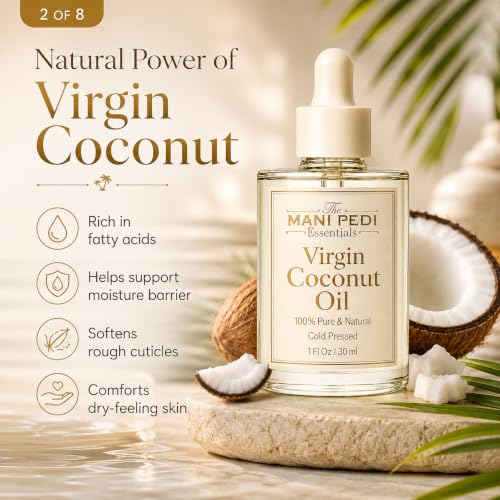 Image of TMPE 100% Pure Virgin Coconut Oil Cold Pressed for Healthy Hair & Skin, Natural solution for Moisturised Skin, Hair Care & Body - 30ml