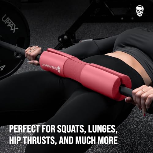 Image of Gymreapers Barbell Squat Pad - Protective Bridge Pad For Hip Thrust, Squats, Lunges - Hip Support, Neck Protection For Bar