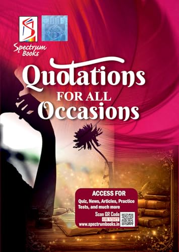 Image of Quotations /Quotations For All Occasions Quotations useful for writing /spectrum books latest edition 2026 | spectrum books