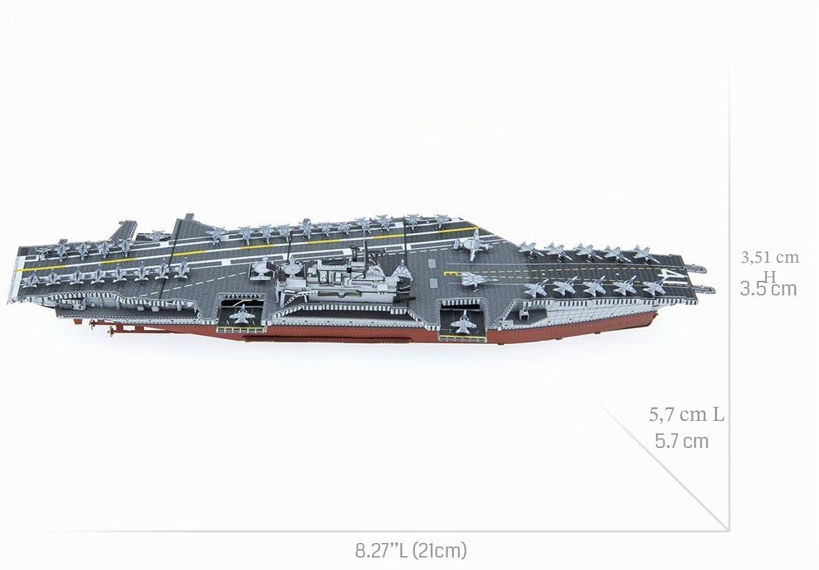 Metal Earth Série Premium USS Midway Porte-avions 3D Métal Model Kit Fascinations
