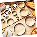 VOSAREA 12Pcs Stainless Steel Baking Rings Cooking Rings for Muffins Crumpets and with Convenient Storage Box Non Deforming for All Skill Levels