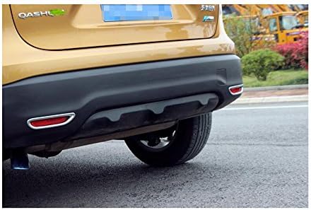 2Pcs Chromed Rear Tail Fog Light Lamp Cover Trim For Nissan Qashqai 2014 2015 2016 2017 2018 2019 2020