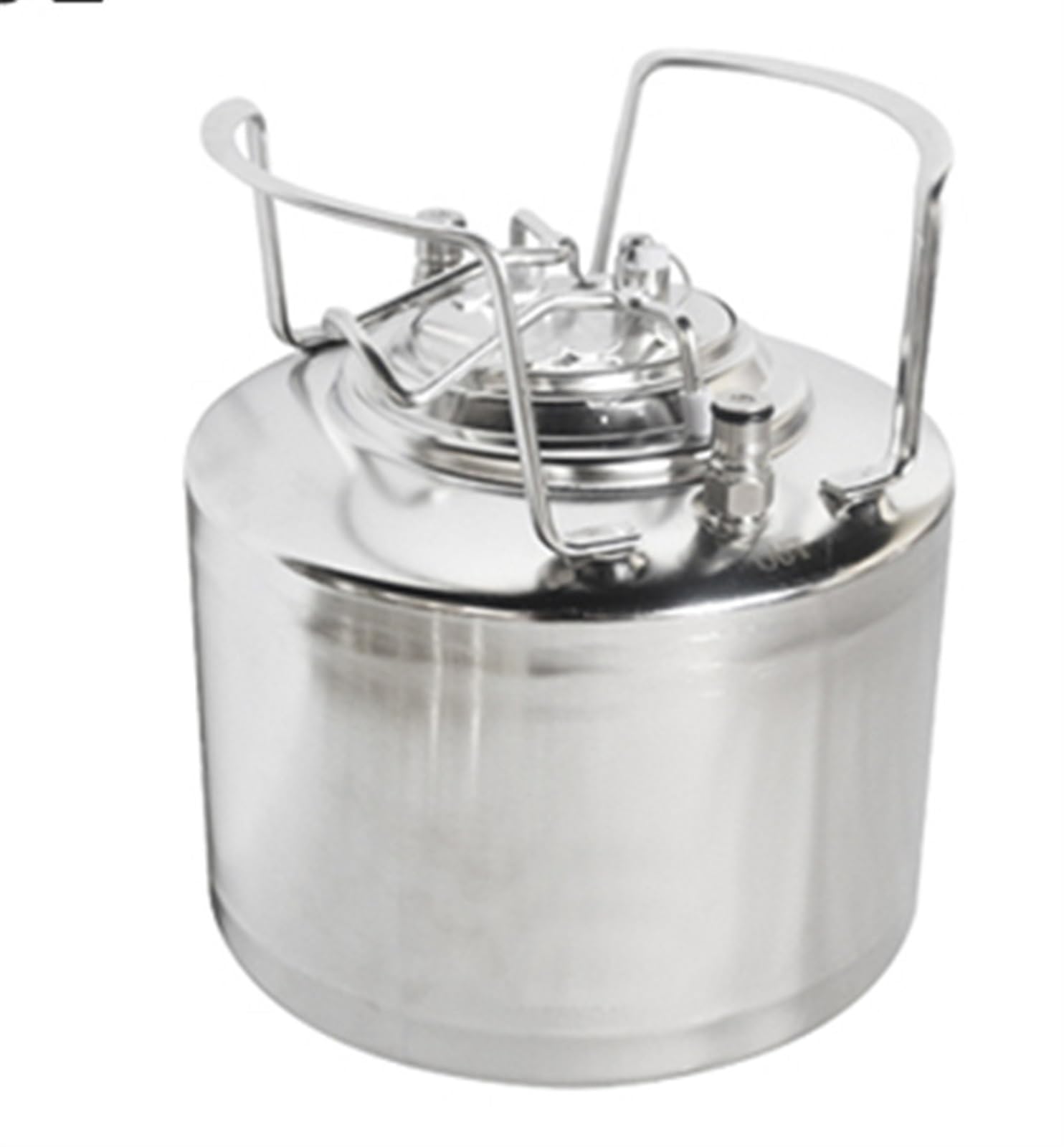 Beczka na piwo 6 do 24,5 l 304 dzbanek do kawy z azotem ze stali nierdzewnej Beer Keg Mini Keg Beer Growler Warzenie piwa(18.5L)