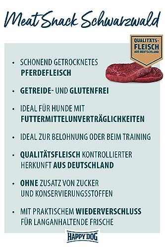 Happy Dog MeatSnack Schwarzwald Pferd, 75 g Fleischsnack getreidefrei – Ansicht 2
