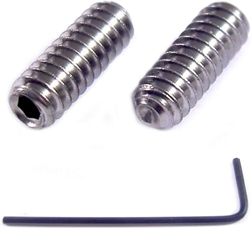 Miniatura 5 de 4-40 x 34 pulgadas Tornillos de acero inoxidable con punta de copa, 20 paquetes con llave hexagonal .050, 2 paquetes