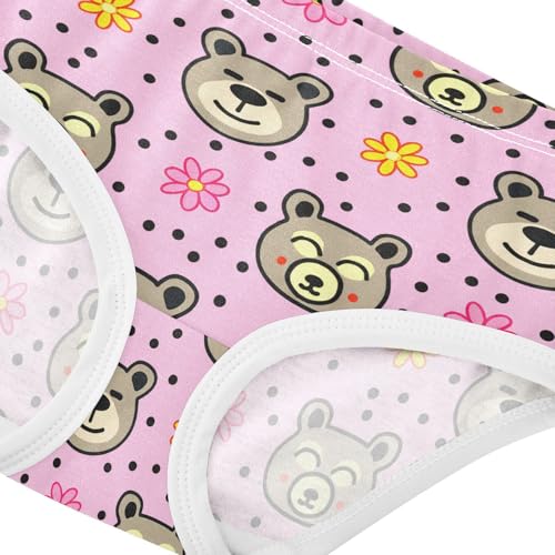 Cute Bear Faces Toddler Girls's Underwear 2T 202c17814