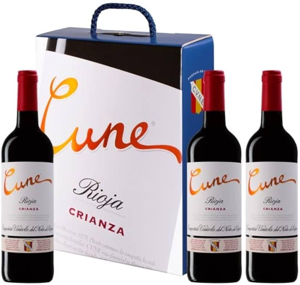 Cune Rioja Crianza Rotwein, D.O.Ca. Rioja, 2 Flaschen, je 0,75 l