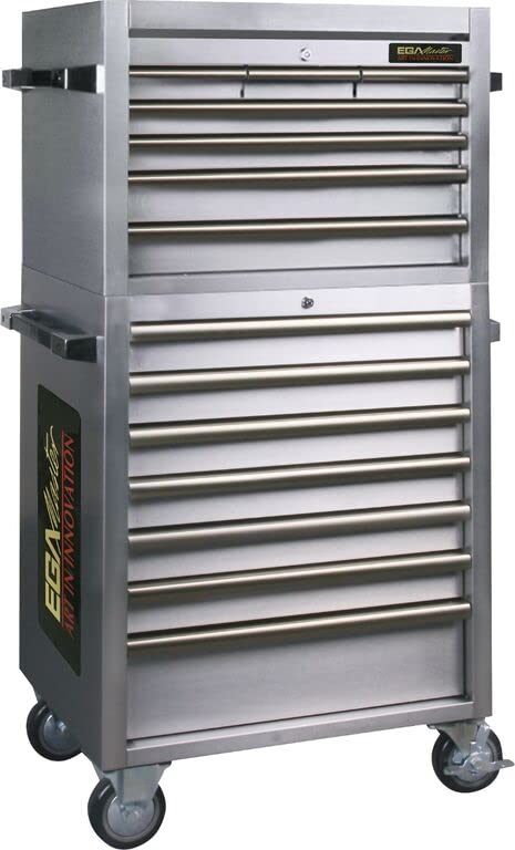 Ega Master Stainless Steel Cabinet and Tool Chest 680 X 470 X 1420 MM